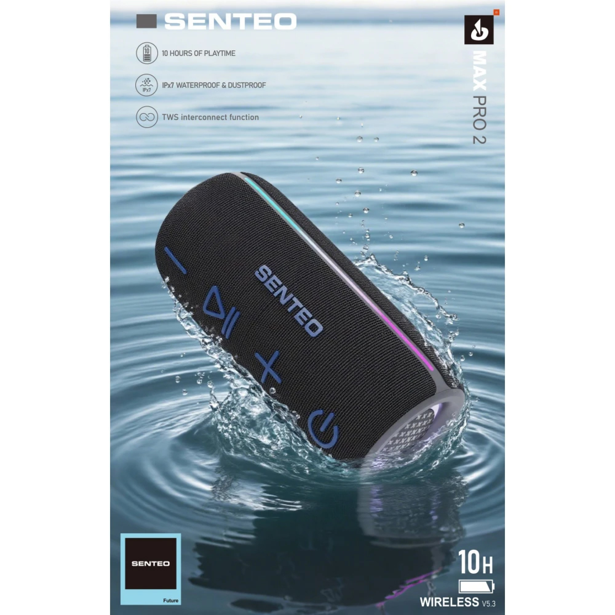 Колонка Bluetooth SENTEO Max Pro 2 (black)